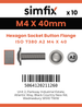 Simfix product label - 7380A204040F-D
