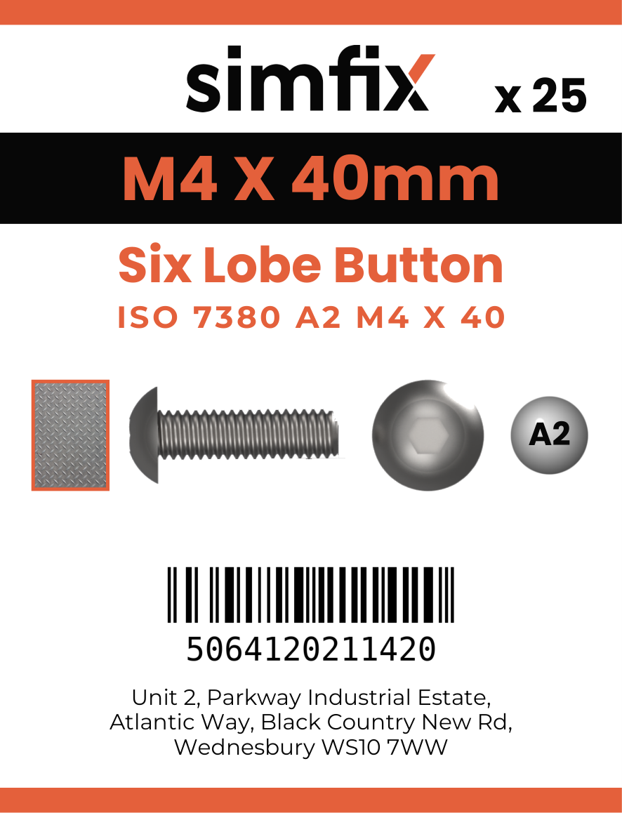Simfix product label - 7380A204040T-D