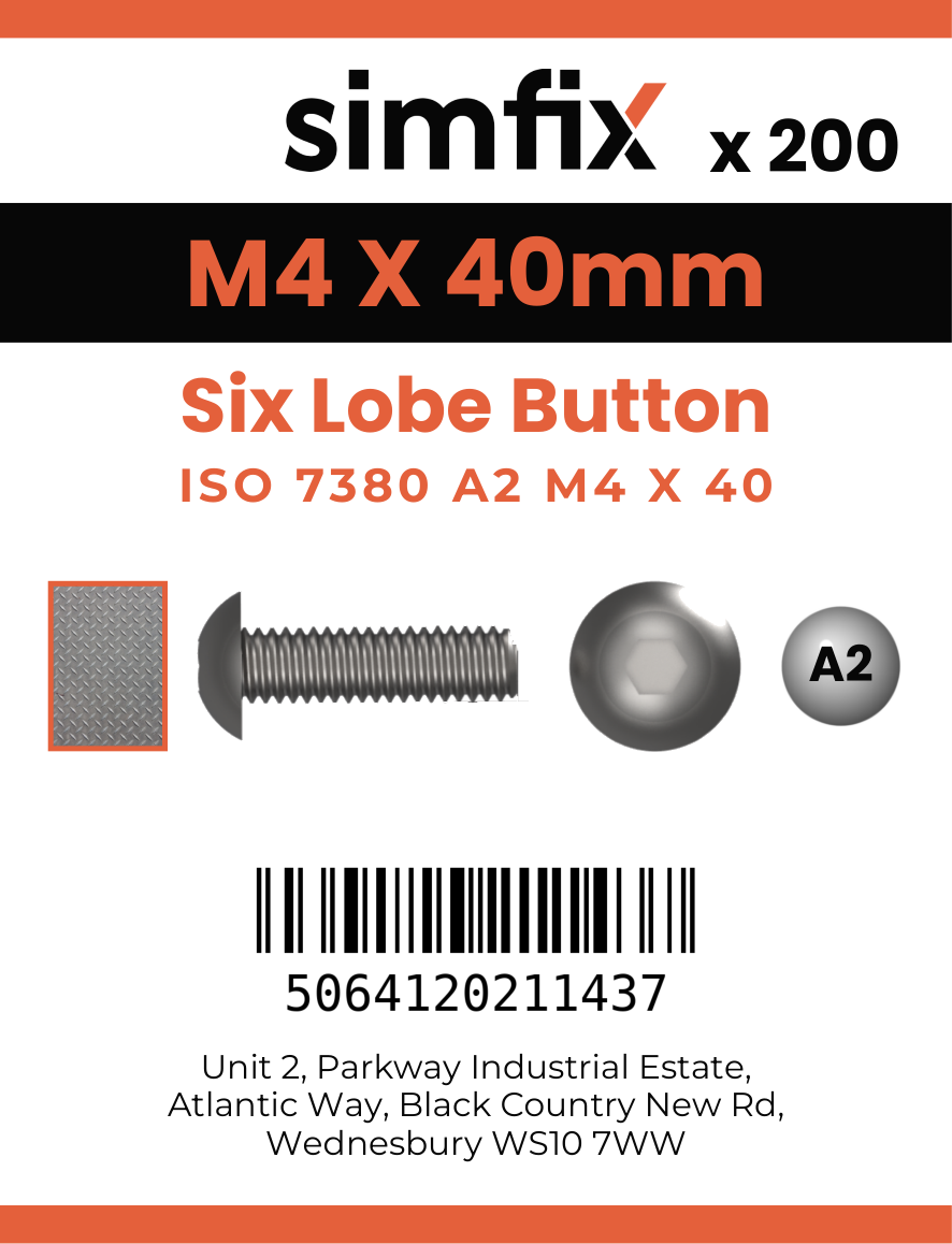 Simfix product label - 7380A204040T-T