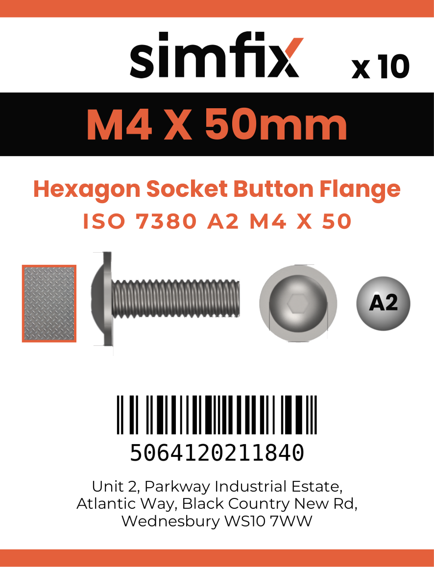 Simfix product label - 7380A204050F-D