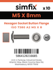 Simfix product label - 7380A205008F-D
