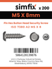 Simfix product label - 7380A205008PIN-T