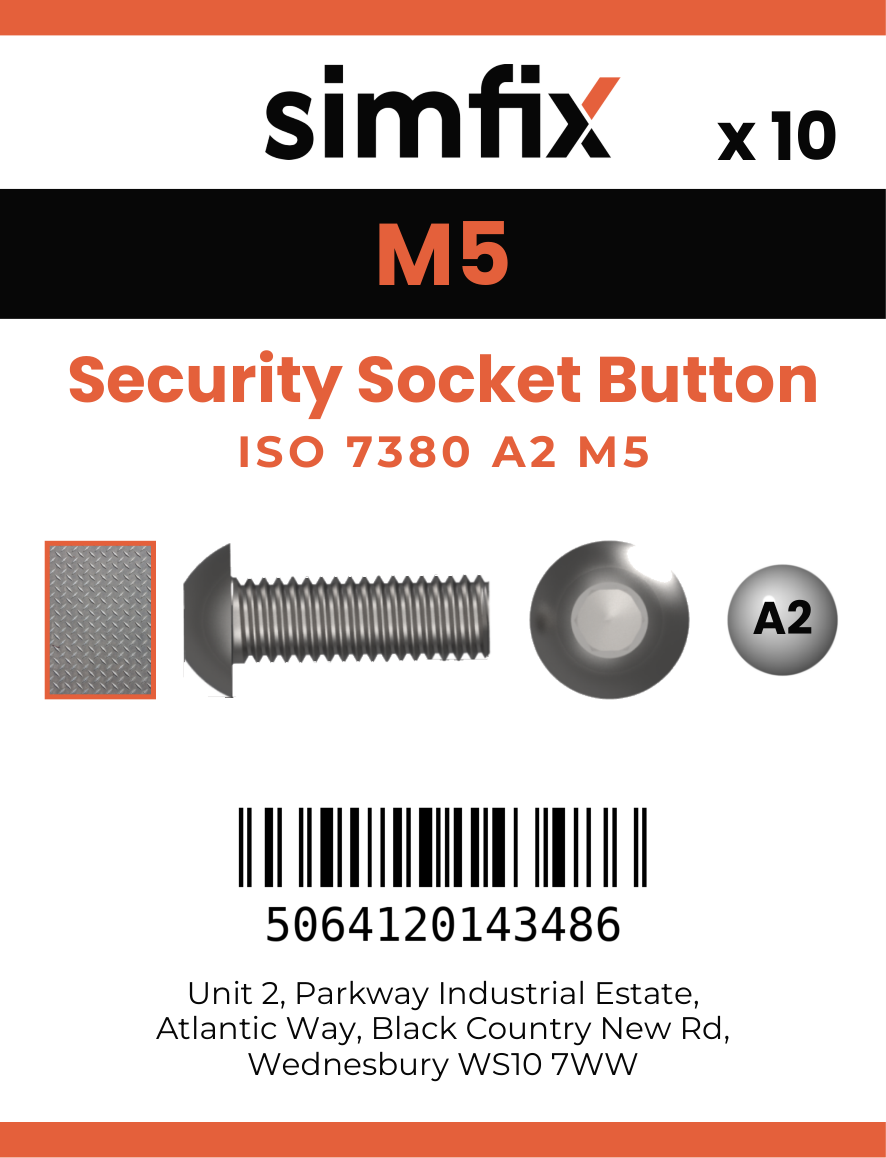 Simfix product label - 7380A205010TPIN-D