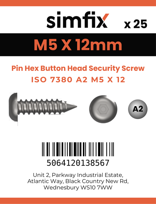 Simfix product label - 7380A205012PIN-D