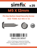 Simfix product label - 7380A205012PIN-D