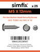 Simfix product label - 7380A205012PIN-D