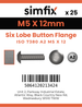 Simfix product label - 7380A205012TFL-D