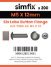 Simfix product label - 7380A205012TFL-T