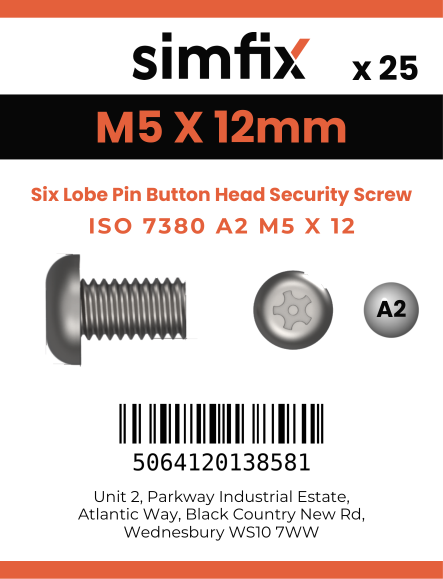 Simfix product label - 7380A205012TPIN-D