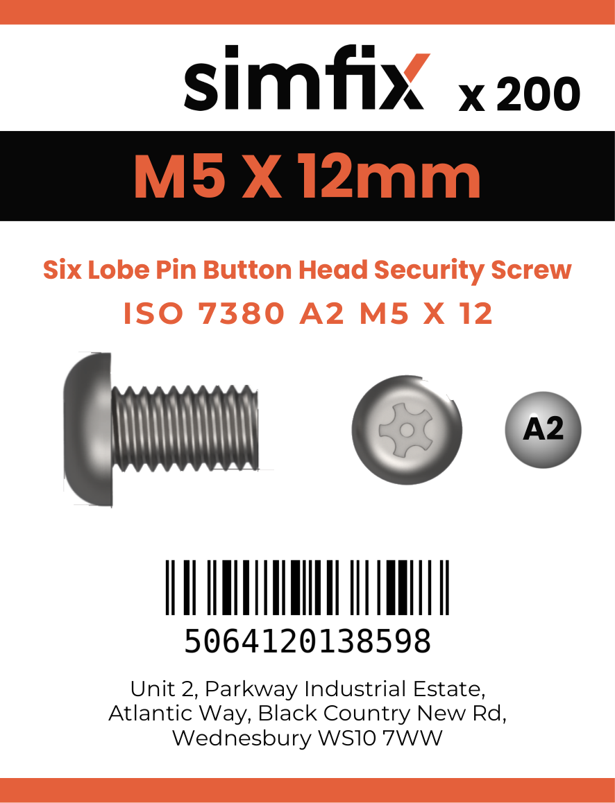 Simfix product label - 7380A205012TPIN-T