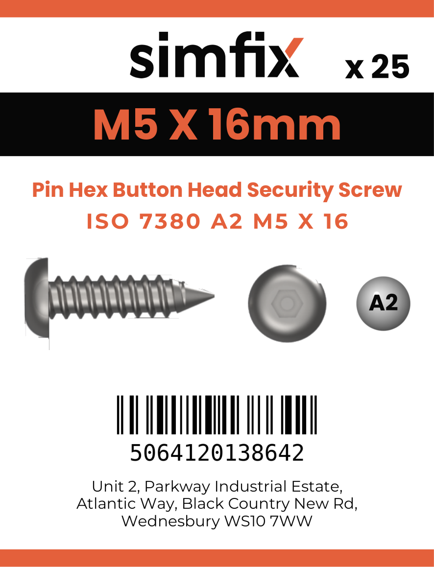 Simfix product label - 7380A205016PIN-D