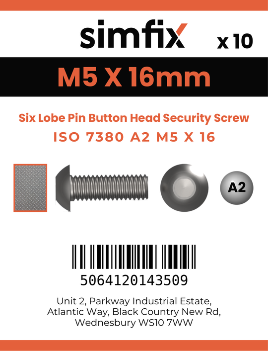 Simfix product label - 7380A205016TPIN-D