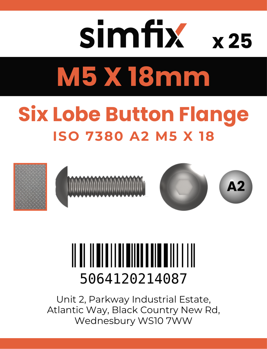 Simfix product label - 7380A205018TFL-D