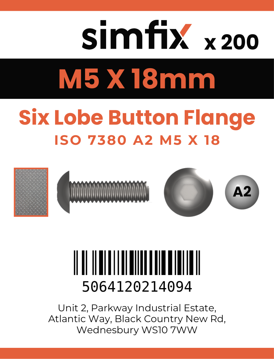 Simfix product label - 7380A205018TFL-T