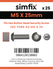 Simfix product label - 7380A205025PIN-D
