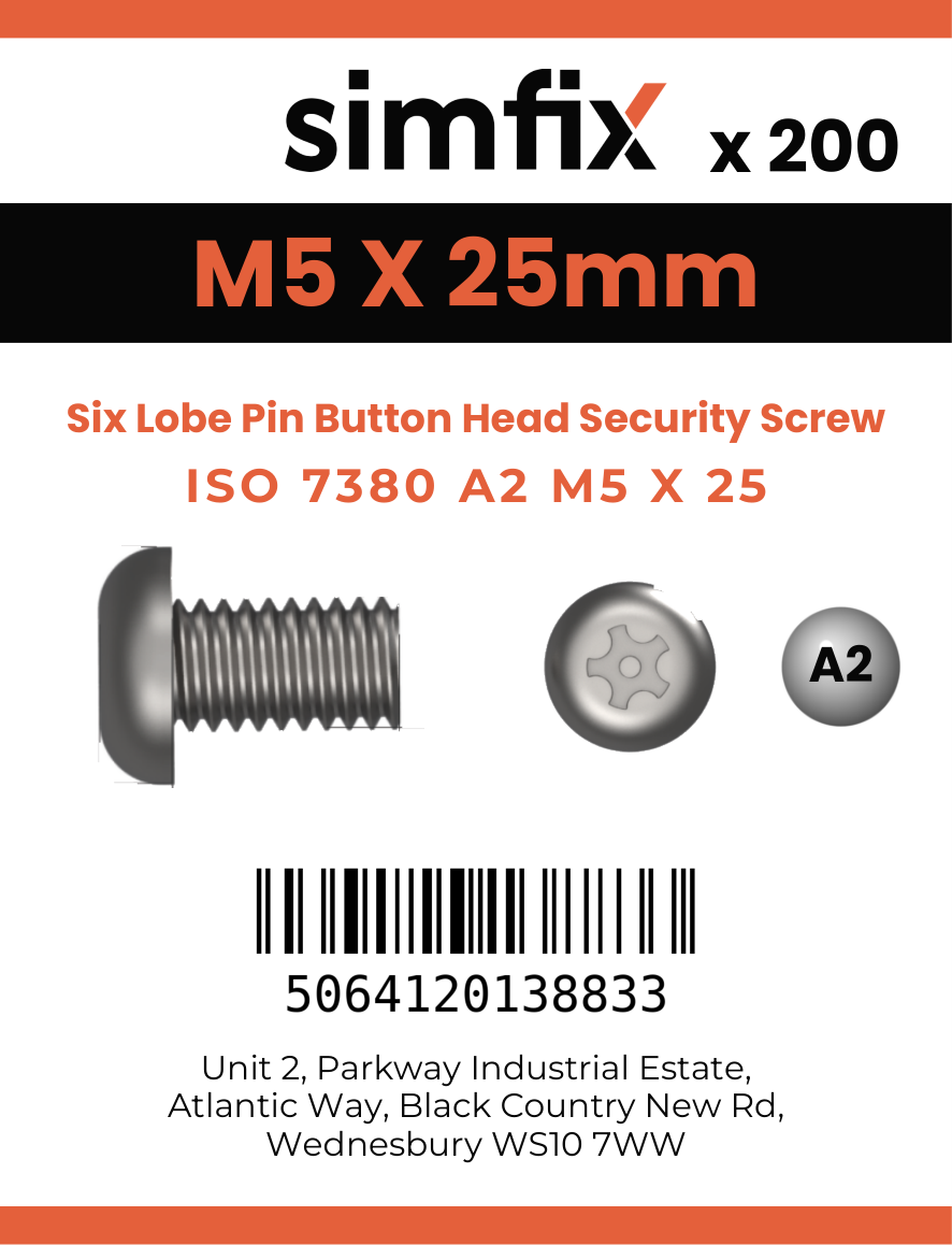 Simfix product label - 7380A205025TPIN-T