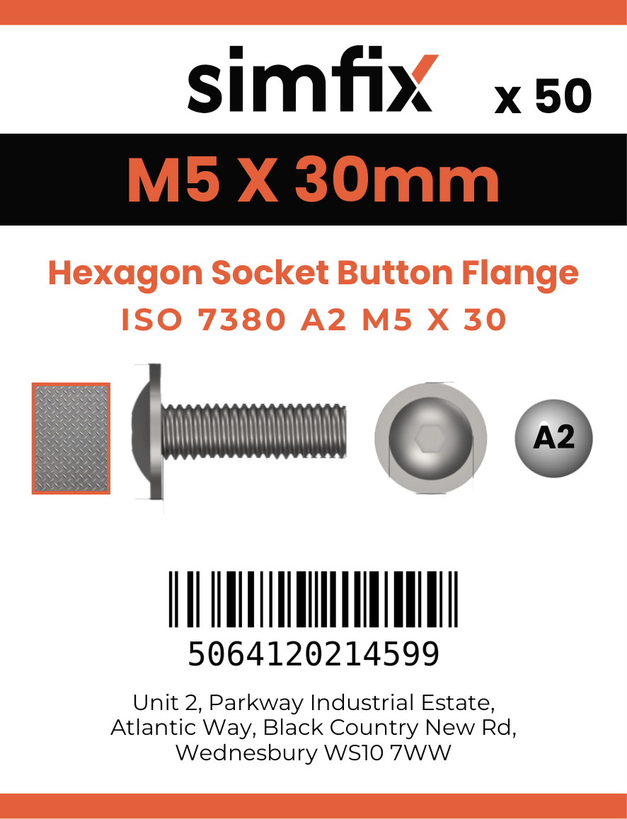Simfix product label - 7380A205030F-T