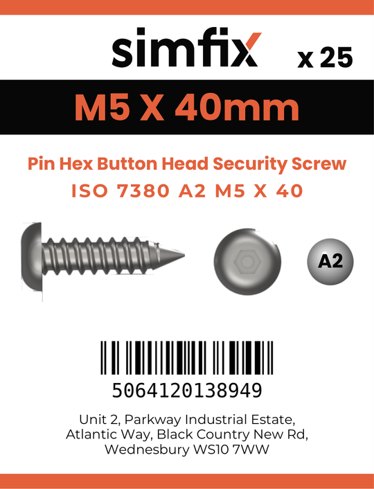 Simfix product label - 7380A205040PIN-D