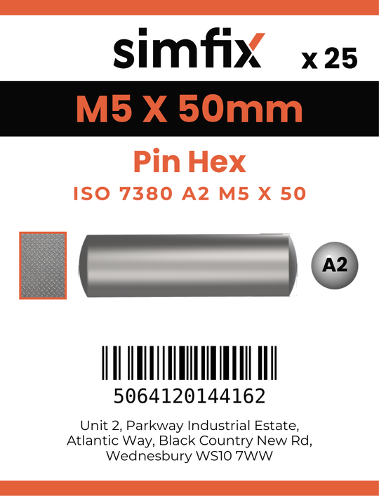 Simfix product label - 7380A205050PIN-D