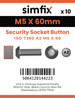Simfix product label - 7380A205060TPIN-D