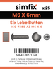 Simfix product label - 7380A206006T-D
