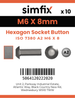 Simfix product label - 7380A206008-D