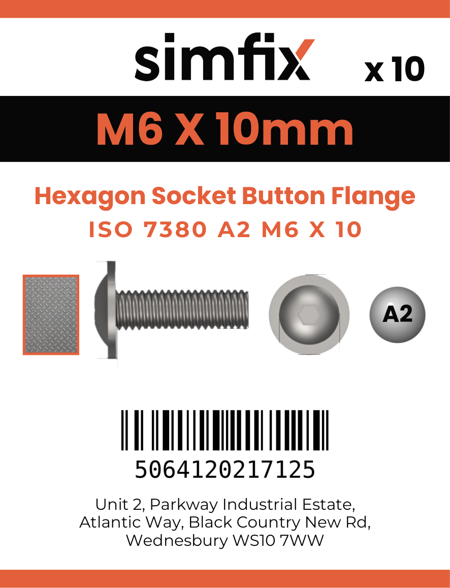 Simfix product label - 7380A206010F-D