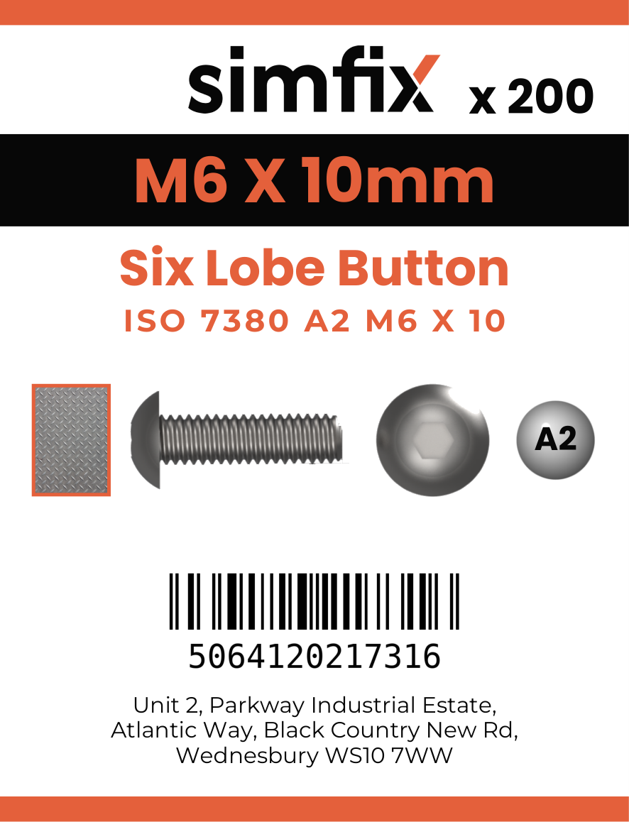 Simfix product label - 7380A206010T-T