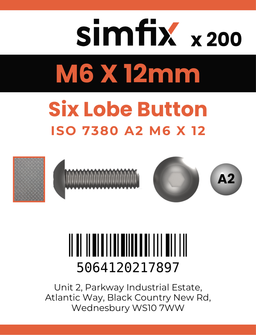Simfix product label - 7380A206012T-T