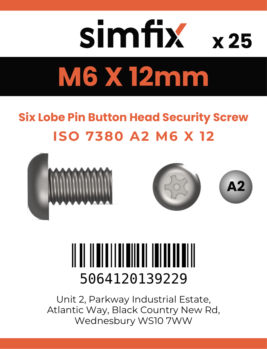 Simfix product label - 7380A206012TPIN-D