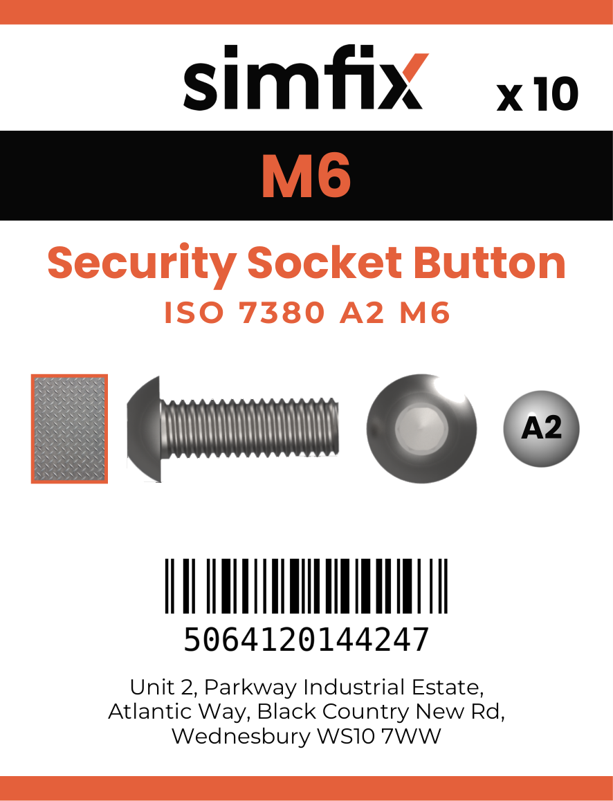 Simfix product label - 7380A206016PIN-D