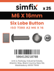 Simfix product label - 7380A206016T-D