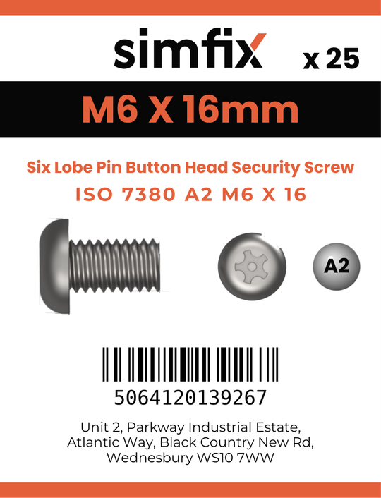 Simfix product label - 7380A206016TPIN-D