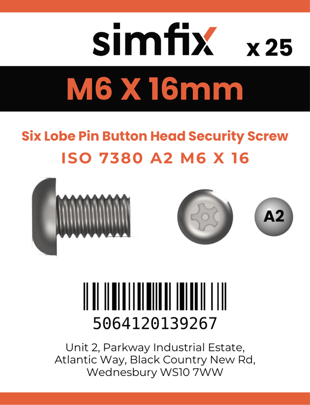 Simfix product label - 7380A206016TPIN-D