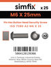 Simfix product label - 7380A206025PIN-D