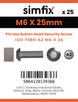 Simfix product label - 7380A206025PIN-D