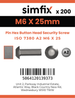 Simfix product label - 7380A206025PIN-T
