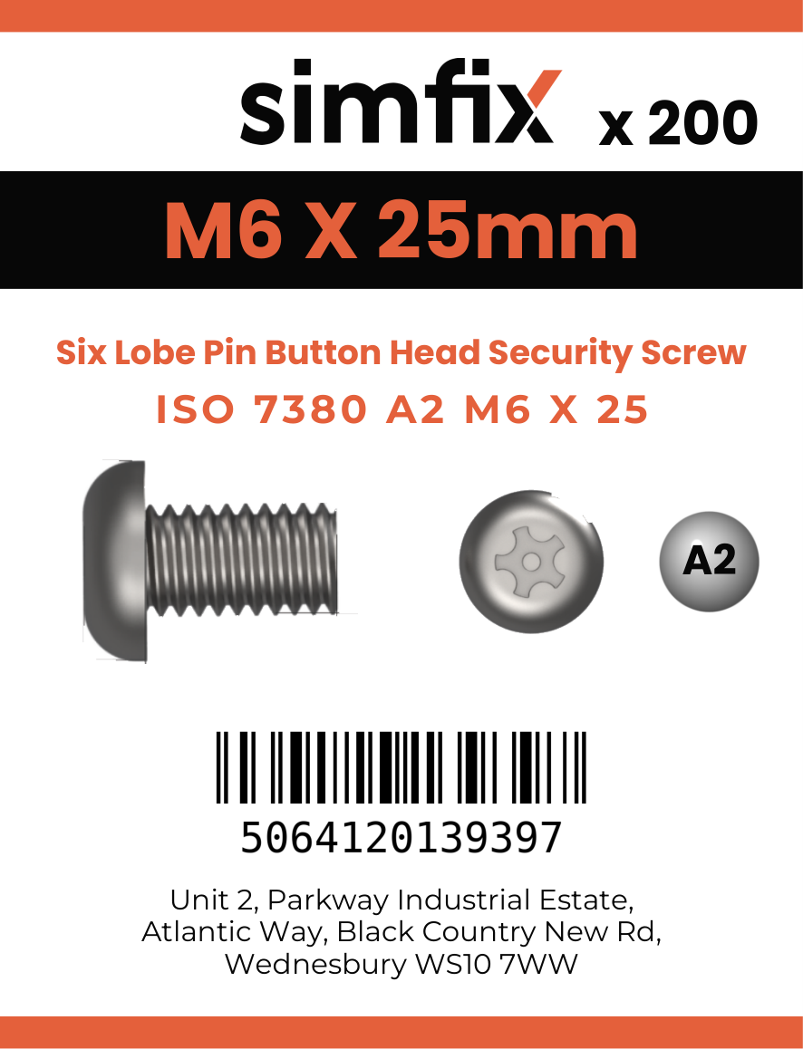 Simfix product label - 7380A206025TPIN-T