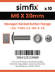 Simfix product label - 7380A206030F-D
