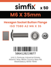 Simfix product label - 7380A206035F-T