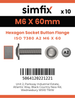 Simfix product label - 7380A206060F-D