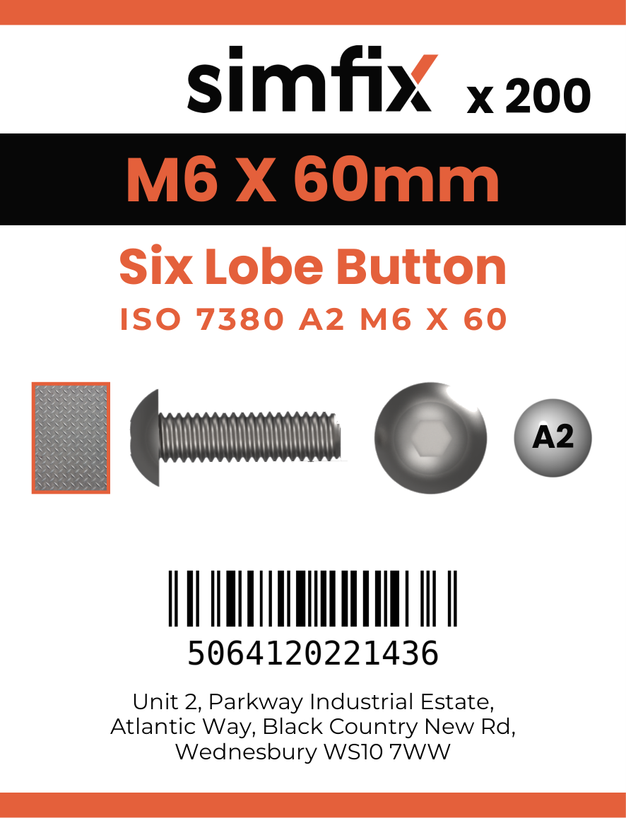 Simfix product label - 7380A206060T-T