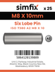 Simfix product label - 7380A208010TPIN-D