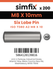 Simfix product label - 7380A208010TPIN-T
