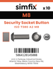 Simfix product label - 7380A208012TPIN-D