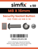 Simfix product label - 7380A208016PIN-T