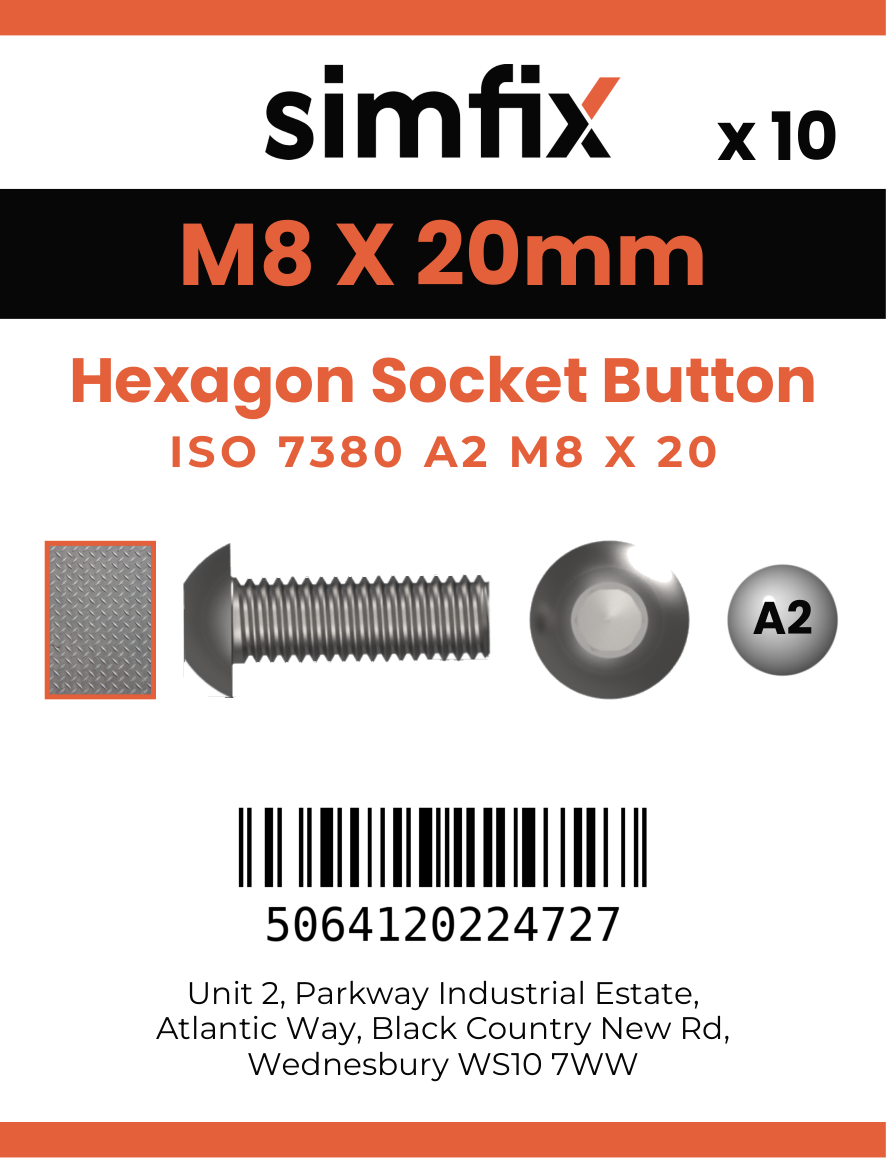 Simfix product label - 7380A208020-D