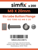 Simfix product label - 7380A208020TFL-T