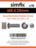 Simfix product label - 7380A208025PIN-D