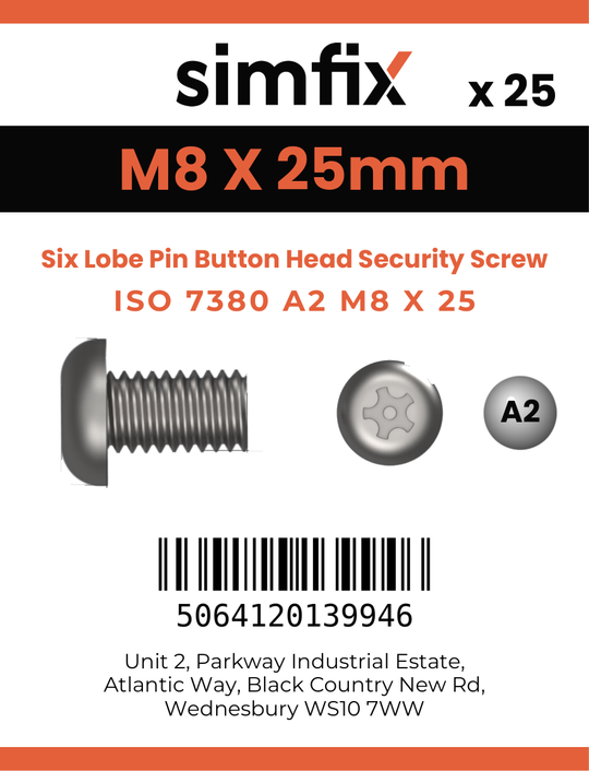 Simfix product label - 7380A208025TPIN-D